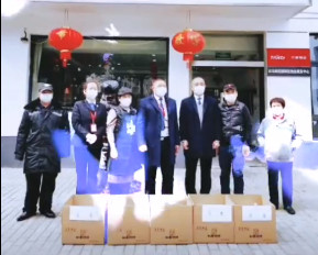 如意餛飩蘇州大河山鄰里中心店，為蘇州馬澗社區(qū)執(zhí)勤人員送去愛心餐