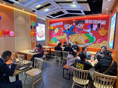 熱烈祝賀如意餛飩浙江湖州長興利時廣場店盛大開業(yè)！