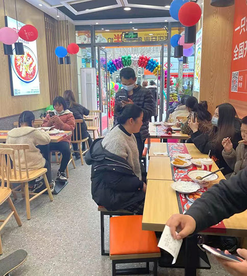 熱烈祝賀湖北仙桃如意餛飩加盟店盛大開業(yè)，預(yù)祝老板生意興隆！