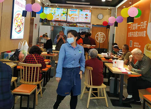 熱烈祝賀湖北咸寧如意餛飩鐘樓店盛大開業！