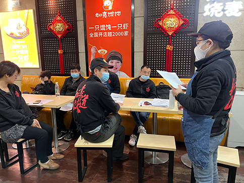 無錫江陰區(qū)區(qū)域紅燒牛肉面，重慶小面，豌雜面新品培訓(xùn)并考核通過