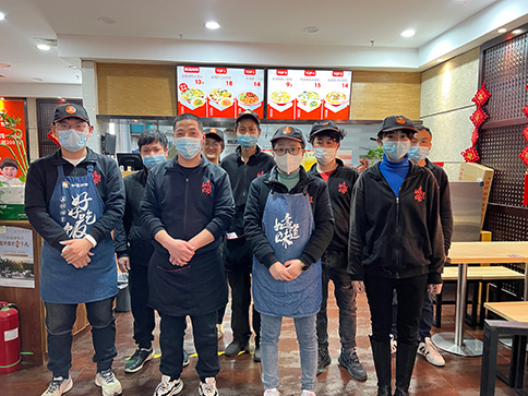 無錫江陰區(qū)區(qū)域紅燒牛肉面，重慶小面，豌雜面新品培訓(xùn)并考核通過